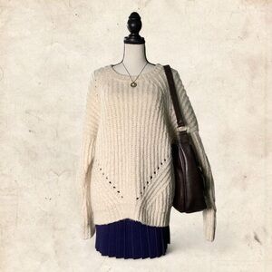 Urban Outfitters Cream Knit Sweater